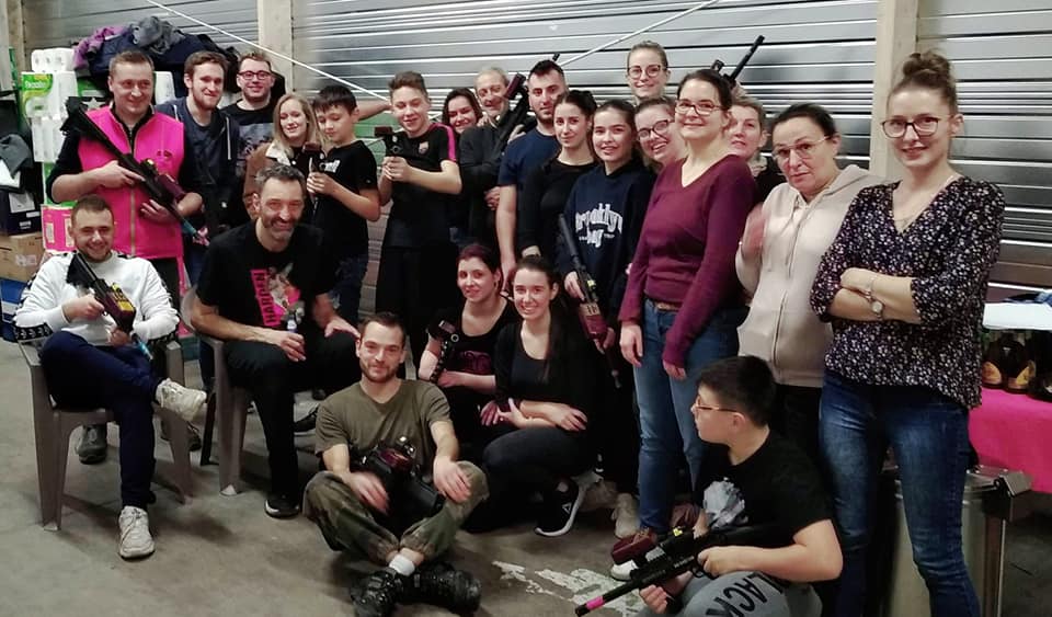 Location lasergame en magasin à l'occasion d'une soirée client chez CARREFOUR Market Tence en Auvergne