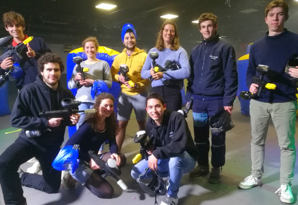 Animation PAINTBALL intérieur animé par MOVING Games à l'occasion de la campagne BDE HEC Paris - 22 février 2020